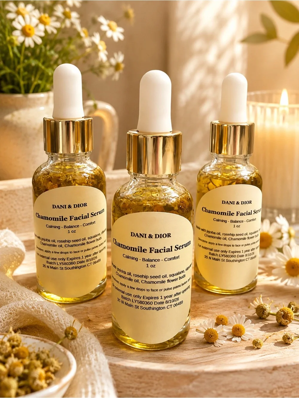Dani & Dior Chamomile Facial Serum 1oz quantity 1